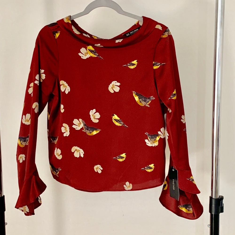 Zara chirping blouse🌲🌲🌲